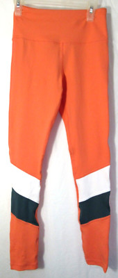 Zyia Orange Front Leg Stripe Mid Rise 24