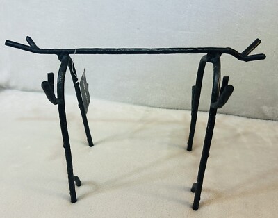 New WIth Tags Wrought Iron Jewelry Organizer Rustic  -image