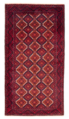 Traditional Vintage Hand-Knotted Carpet 3'8