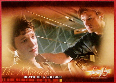 Joss Whedon's FIREFLY - Card #48 - Death of a Soldier - Inkworks 2006-image