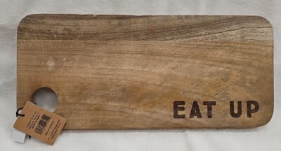 Creative Co-Op Mango Wood Cutting Bread Charcuterie Board NWT  13