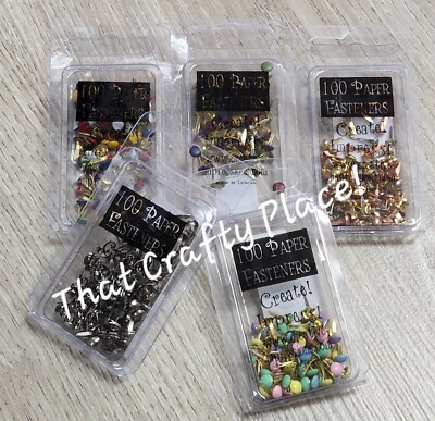 Creative Impressions MINI ROUND BRADS (Choose from 9) Paper Fasteners 100pc-image