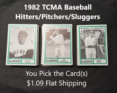 1982 TCMA Baseball Hitters, Pitcher, Sluggers  YOU PICK (Updated 3/16)-image