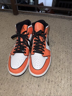 metallic Orange Air Jordan 1's-image