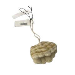 Creative Co-op Clam Shell Felt Ornament Bauble-image