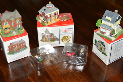 Lot of 3 Liberty Falls Collection Dawson's Livery, Sinclair House, Joss's Barber-image