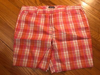 Lands’ End Orange Plain Chino Mid-rise Shorts 18P - NEW-image