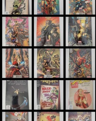 Variety of Comic Books From Marvel, DC, X-Men Etc.-image