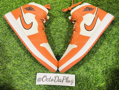 Nike Air Jordan 1 Mid SE Sport Spice Orange Womens Multi Sizes nby DV1302-100-image