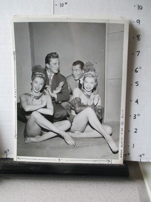 CBS TV photo 1950s TOAST OF TOWN Sullivan Kirk Douglas Costello twins acrobats-image