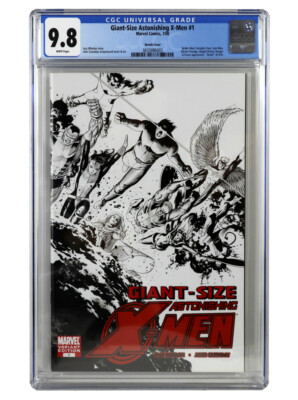 Giant-Size Astonishing X-Men #1 Sketch Variant CGC Graded 9.8 Cassady Marvel-image