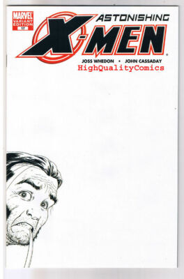 ASTONISHING X-MEN #17, NM-, Sketch Variant, Joss Whedon, 2004, more in store-image