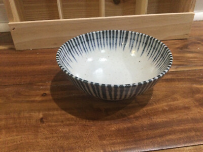 Creative Co-op Hand Painted Stoneware 5.25