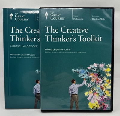 Great Courses DVD The Creative Thinker's Toolkit (4 Disc DVD & Book)-image