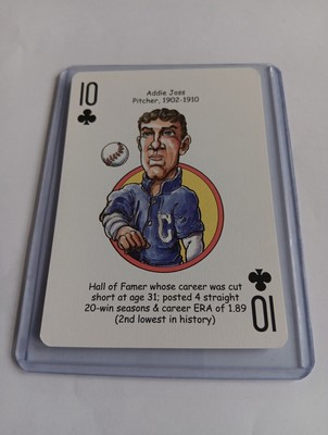 Addie Joss Card Cleveland Indians Hero Decks Playing Card  Baseball Card-image