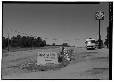 Mesa Verde National Park Main Entrance Road,Cortez,Montezuma County,CO,HABS,2-image