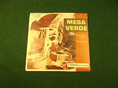 NICE OLD VTG VIEWMASTER 3 DISK SET:  MESA VERDE NATIONAL PARK, COLORADO-image