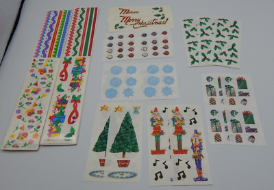LOT - 39 Creative Memories Christmas Holiday Stickers & More - Mrs.Grossman E377-image
