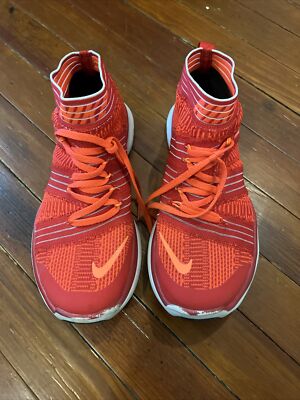 NIKE FREE TRAIN VIRTUE University Red Trainers 898052 600 Gym Sneakers Size 8-image