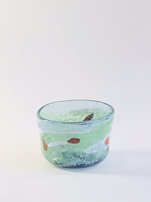 Blown Art Glass Candle Holder-image