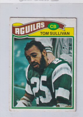 1977 Topps Mexican # 243  TOM SULLIVAN  Eagles  Miami Fl  SP-image