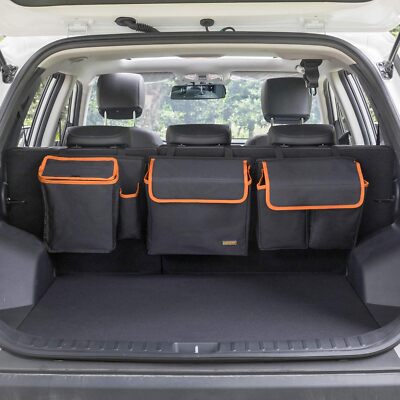 MARKSIGN Deluxe Trunk and Backseat Compact & Mid-sized SUV, Orange -image