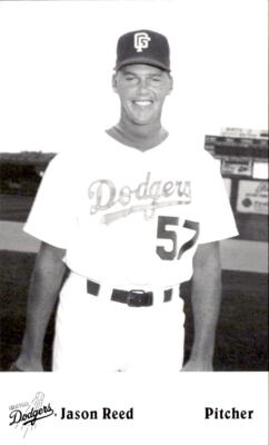 1995 Great Falls Dodgers Team Issue #19 Jason Reed La Mesa Lakeside California -image