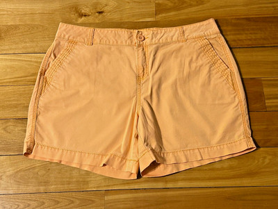 Women's Orange Chino Walking Shorts - Size 16 - Maurices - 38