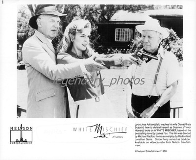 1987 White Mischief Joss Ackland Gretta Scacchi Original Press Photo-image
