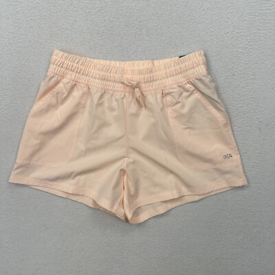 DSG Girls Athletic Fashion Short Youth Size XL Peach Orange Mid Rise-image