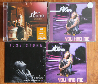 JOSS STONE 4 x single cd collection-image