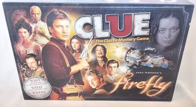 Clue The Classic Mystery Game Joss Whedon's Firefly Edition 100% Complete EUC-image