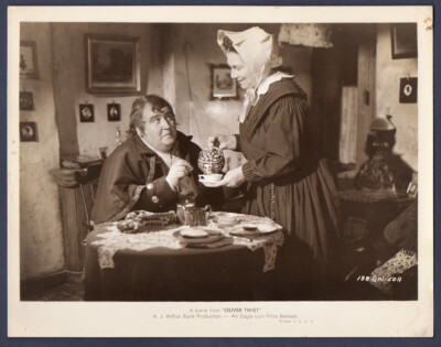 Francis L. Sullivan & Mary Clare OLIVER TWIST 1948 David Lean film ORIG PHOTO-image