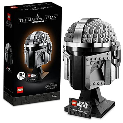 LEGO Star Wars The Mandalorian Helmet 75328 Creative Building Kit for Adults; Co-image