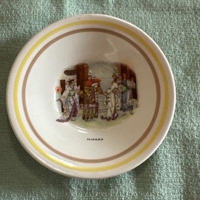 Portland Pottery Cobridge Saucer Gilbert and Sullivan opera, 