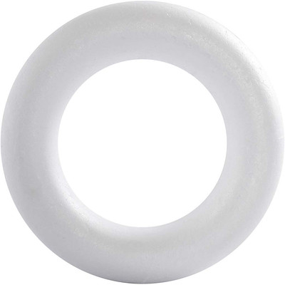 Creativ Company - Styropor Ring met Ronde Achterkant 35cm NEW-image