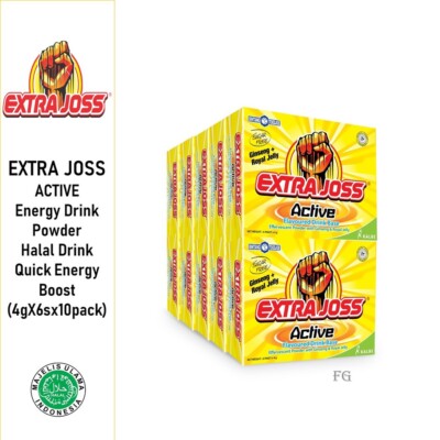 EXTRA JOSS ACTIVE Ginseng- 20 Boxes (120 SACHETS) HALAL & EXP.SHIPPING-image