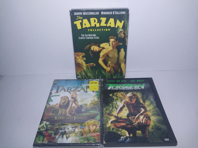 Tarzan Dvd Lot Tarzan Collection, Tarzan Lost City, King Of The Jungle-image