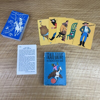 VTG Trail Ride Card Game Arrco Educational Family Fun Simple Creative Complete-image
