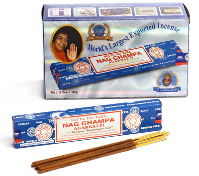 Satya Nag Champa Masala Incense Stick Natural Fragrance Joss Agrabatti Box 180g-image
