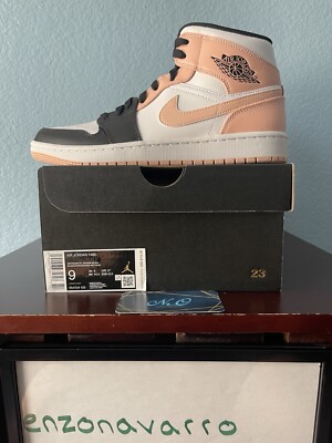 Size 9 - Air Jordan 1 Mid Crimson Tint-image