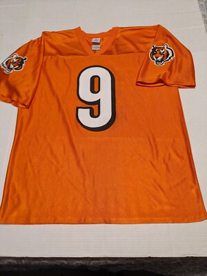 NFL Cincinnati Bengals CARSON PALMER #9 Home Orange Mid-00s Football Jersey L-image