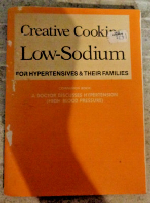 Creative Cooking Low-Sodium For Hypertensives & Their Families ++++++-image