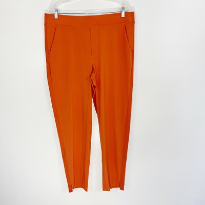 ATHLETA Brooklyn Mid Rise Ankle Pant in Sunbaked Clay Size 16 Tall-image