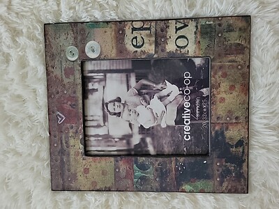 Creative Co-op 8X10  Wood Frame Art Deco, Rustic Feel-image