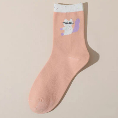 Ankle Socks Mid-tube Socks Foot Socks Hosiery Short Socks Cute Fashion Cartoon-image