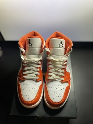 Size 10 - Jordan 1 Mid SE Electro Orange 2021-image