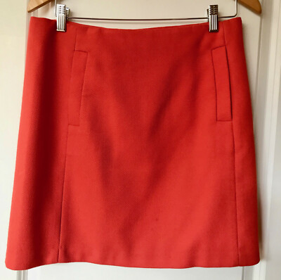 Banana Repubic orange  skirt size 8-image