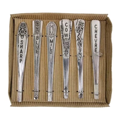 Set of Six Cheese Markers Made by Creative Co-Op Charcuterie Board Accessories -image