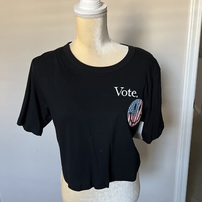 Lalaland Creative Co Women’s Cropped Tee Shirt Size Medium**-image